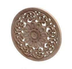 Drewniany dekor rozeta R14 