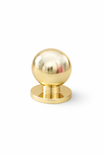 Złota gałka meblowa hampton