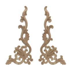 Drewniane narożniki dekory 2 szt. N-23