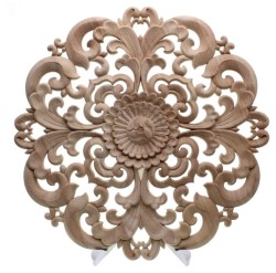 Drewniany dekor rozeta R07