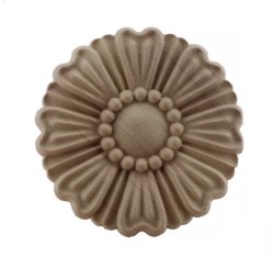 Drewniany dekor kwiat R08