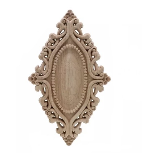 Drewniany dekor ornament owal O-02