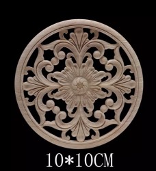 Drewniany dekor rozeta R03