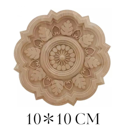 Drewniany dekor rozeta R10