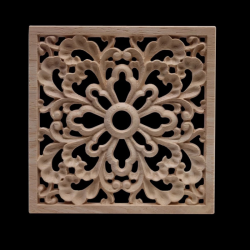 Drewniany dekor kwadrat K03