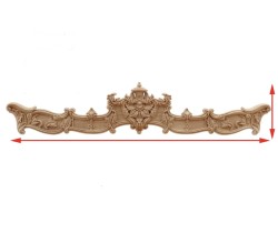 Drewniany dekor korona  G19