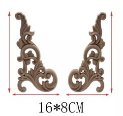 Zestaw 4 drewnianych narożników  