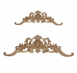 Drewniany dekor korona G01