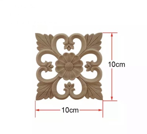 Drewniany dekor kwadrat K07