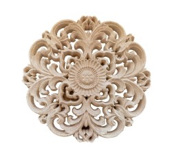 Drewniany dekor rozeta R07-2 10 cm