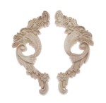 Drewniane  narożniki dekory  2 szt.  N-14